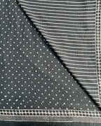 Strom Kiss Grey Printed Saree - BMS