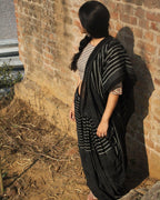 Black Cotton Saree | mul mul cotton saree | Cotton saree online | Black Saree Cotton | Chidiyaa