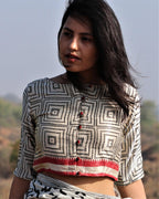 Ivory Blouse | Blouses back design | Cotton blouse | Chidiyaa