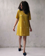 cotton dress yellow | trendy Mini dress | Chidiyaa