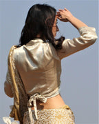 Designer Blouse | Blouses | Silk blouse | Mashru Silk | Chidiyaa