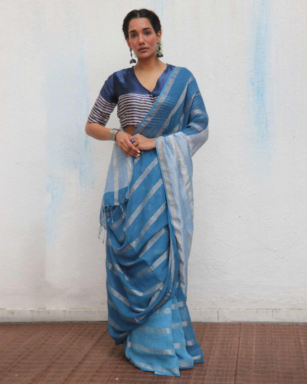 Linen sarees | Saree online | Saree for women