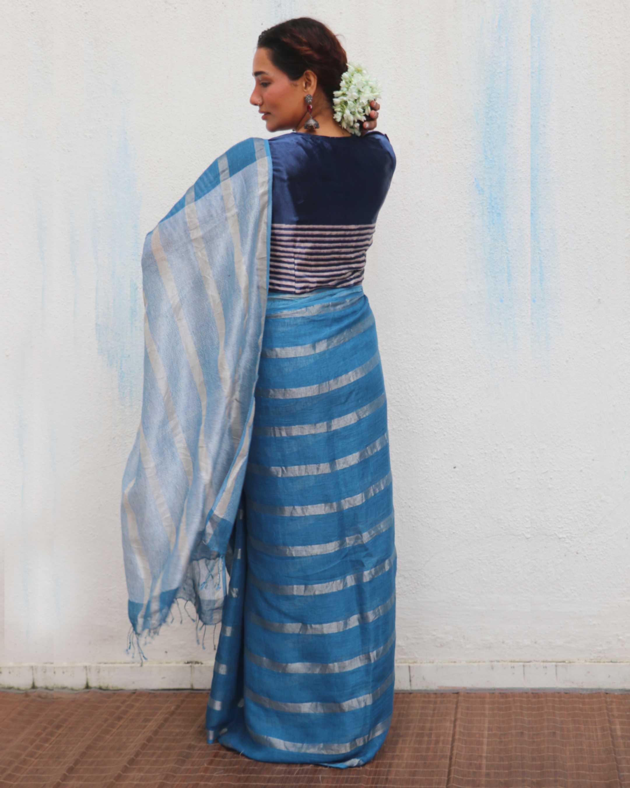 Linen sarees India | Saree online | Saree for women